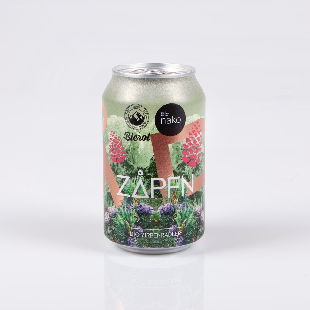 Zapfn Bio-Zirbenradler 0,33l Dose